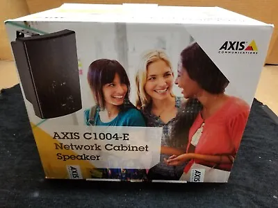 BRAND NEW SEALED Axis C1004-E Network Cabinet Speaker Black (0923-001) • $275