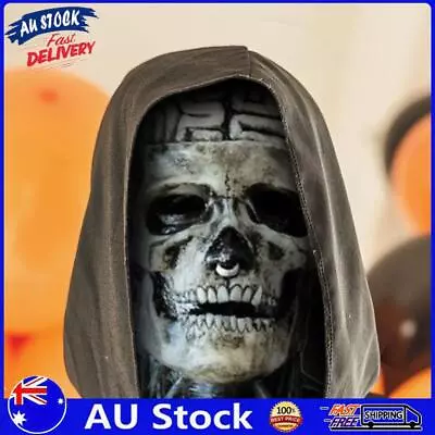 AU Halloween Scary Skull Mask Silica For Halloween Party Masquerade (Grey) • $17.82