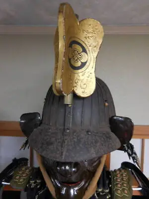 YOROI KABUTO MENPO Japanese Antique Samurai Armor Edo Period Shiping JP • $5876