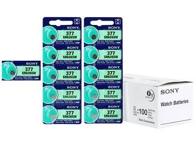 Sony / Murata Watch Batteries - BUY 2 GET 1 FREE - 371 377 379 364 CR 2032 2025 • $1.59