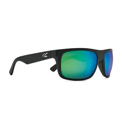 $175 • Buy Kaenon Burnet Mid Sunglasses Matte Black Ultra Coastal Green