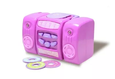 Girls Pink Shade CD Player Kids Birthday Party Gift Musical Toy Game Chad Valley • £24.99