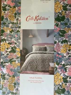 £58 • Buy Cath Kidston Superking Duvet Cover Set Vale Floral Bnwt