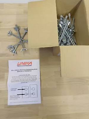 £14.99 • Buy 30X Kitchen Worktop Connecting Bolts Joining Joint Clamps Butterfly 150mm |
