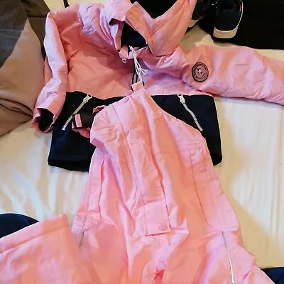 £0.99 • Buy Girls Snow/Ski Suit Salopettes Age 5-6 BNWT