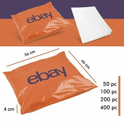 £65.22 • Buy EBay Packaging Self Seal Plastic Mailer Bags 460mm X 560mm 40mm Lip