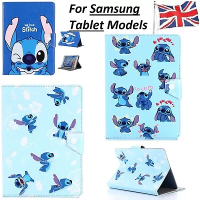 Stitch Case Protective Samsung Galaxy ~ Cover 7  8  9.7  10.1  10.2  10.4  10.5  • £15.99