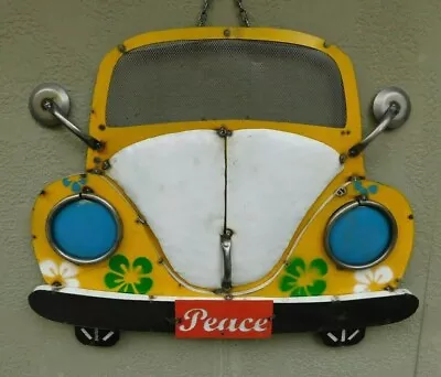 LG Metal VOLKSWAGEN Sign Gas Oil Garage Man Cave Home Decor Car Front Bug BEETLE • $29.99