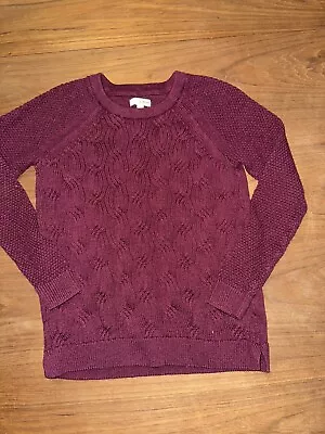 Sonoma Women's Sweater - Medium - Maroon - Pullover • $10.95