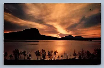 $6 • Buy Postcard Vtg Maine Moosehead Lake Sun Rise Mount Kineo Nature