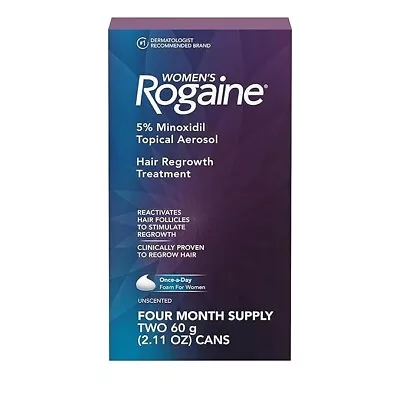 ROGAINE Womens 5% Minoxidil Topical Hair Regrowth Treatment - 2.11oz • $30