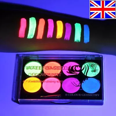 Professional Face Painting Kit For Kids Adults Face Body Paint Set Kit Party New • £4.98