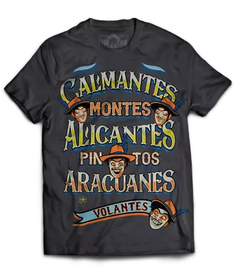 TIN TAN Calmantes Montes T-shirt Pachuco Cholo Chicano Mexico • $21.60