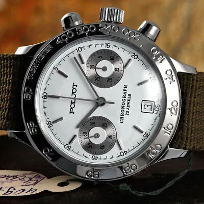 £298.72 • Buy Poljot Chronograph 3133   Standard   Watch Mechanical NOS 1990er Russia Vintage