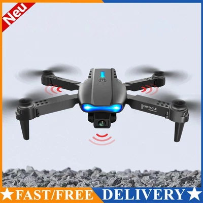 $35.35 • Buy Aeroplane USB Charging FPV Drones For Boys Girls (Black 2Battery 2 Camera)