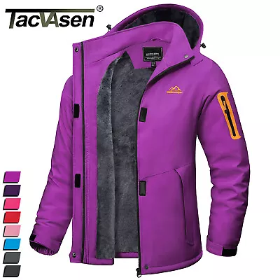 £46.78 • Buy Women's Thermal Fleece Lined Jacket Outdoor Hiking Ski Snow Jacket Casual Coat
