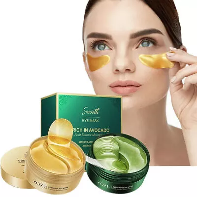 60 PCS Collagen Eye Patches Anti Aging Wrinkles Dark Circles Eye Bags Moistrize • $9.99