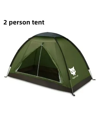 1-3 Or 2 Man Person Family Camping Tent Backpacking Tent 2 DOORS Waterproof  • £49.99