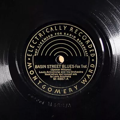 Louis Armstrong MONTGOMERY WARD 4887 E+ • $19.99