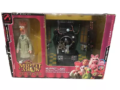 Palisades The Muppet Show 25 Years Muppet Labs With Beaker Figure Playset NIB • $59.99