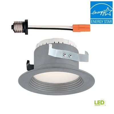 £15.14 • Buy 4 In. 3000K, 90 CRI, 570 Lumen Integrated LED Recessed Ceiling Can Light Trim,
