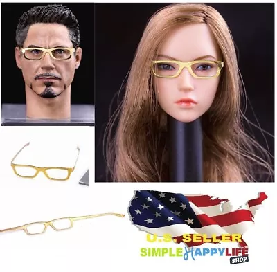 1/6 Scale Gold Eye Glasses Fashion Superman Iron Man Women Hot Toys Phicen ❶USA❶ • $10.24