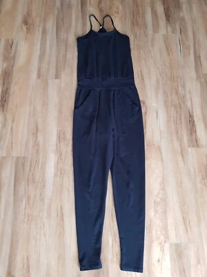 $25 • Buy Ripple Organic Cotton Yoga Jumpsuit Black Size M (10-12)