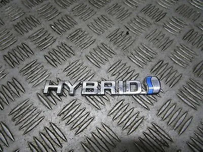 2015 Toyota Auris Hybrid 1.8 Vvti Badge Logo Oem • $22.37