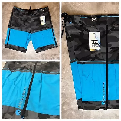 Billabong Invert Platinum X Recycler Board Shorts Men’s Size 34 Urban Camo AS IS • $21.99