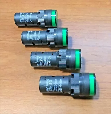 4 Marine Grade 110/120 Volt Green LED Waterproof  Indicator Lights • $19.95