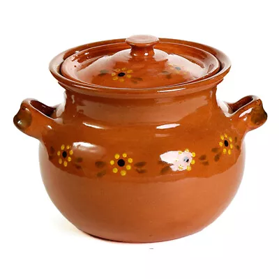 Mexican Traditional Clay Bean Pot Terracotta • $91.95