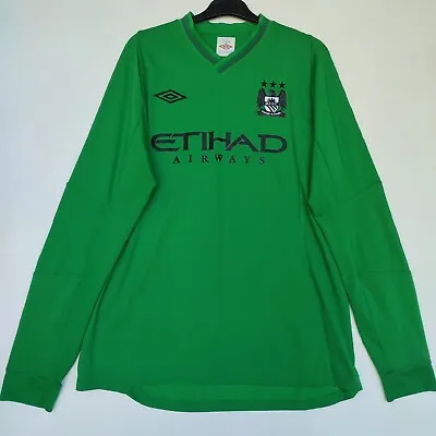 Manchester City 2012 - 2013 Umbro Goalkeeper Football Shirt | Men's Large 42  • £16