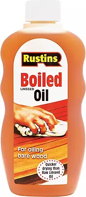 Rustins Boiled Linseed Oil 300ml • £7.30