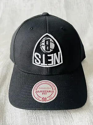 Mitchell & Ness Brooklyn Nets NBA Upside Down Logo Snapback Hat Cap NEW • $20.99