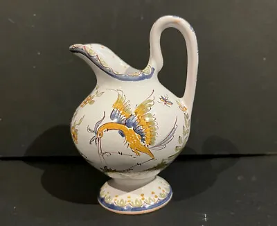 Small Vallauris De Moustiers Faience Pitcher Creamer De Decor • £9.50