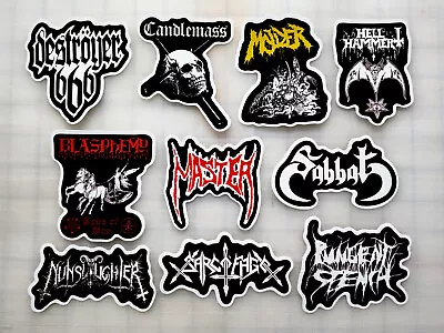 Death Metal Sticker Lot (10 Pack) SET 4 Black Extreme Punk Grindcore Crust Cvlt • $12.99