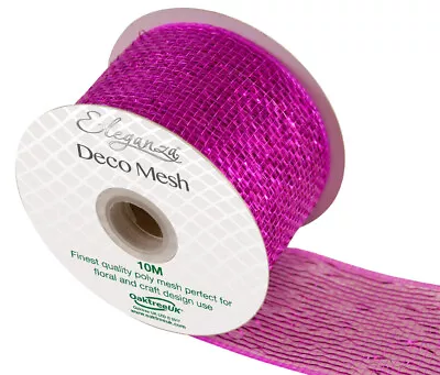 Eleganza Deco Mesh 63mm Wide Ribbon Gift Wrapping Bow Wedding Easter Pride • £9