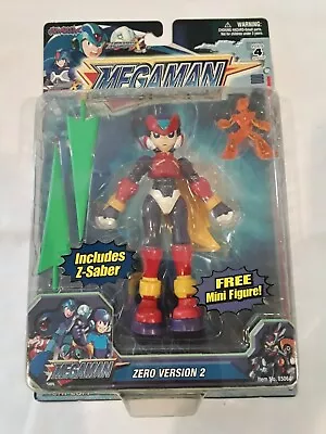 Mega Man X Zero Version 2 Figure 2004 Jazwares MEGAMAN Capcom RARE & HTF NIB • $60