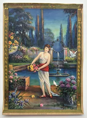 Odors And Blossoms Original Vintage Romantic Grecian Art Nouveau Fantasy Print • $19.99