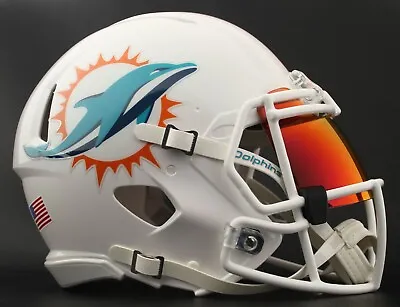 MIAMI DOLPHINS NFL Football Helmet With Oakley TORCH Visor / Eye Shield • $239.99