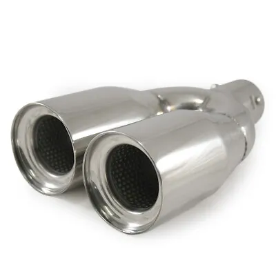 Twin Exhaust Tip Trim Pipe Muffler For Mercedes Benz E Class W210 W211 W212 W213 • $35.99