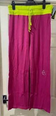 Zumba Lollipop Pants Gym Trousers Loungewear Stretch Long Leg Size Medium 12 • £9.50