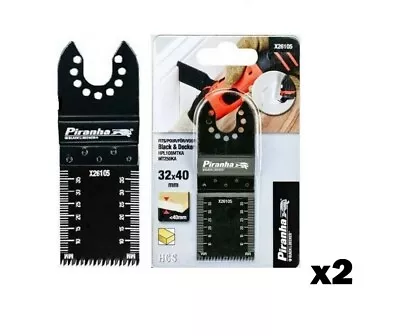 £9.99 • Buy BLACK & DECKER X26105 1 X 32mm X 40mm 15TPI HCS Precision Cut Blade For Wood