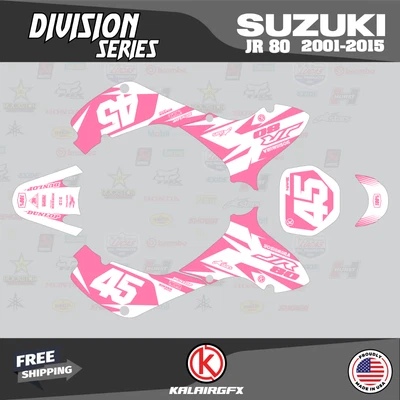 $144.77 • Buy Graphics Kit For SUZUKI JR80 (2001-2015) JR 80  DIVISION-pink