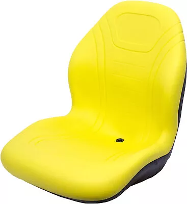 Fits JCB Telehandler Bucket Seat - Fits Various Models - Yellow Vinyl • $145.99