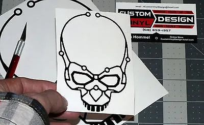 Pair Intel SSD Circuit Board Skull Vinyl Decals Stickers Case Mod Car Truck • $10