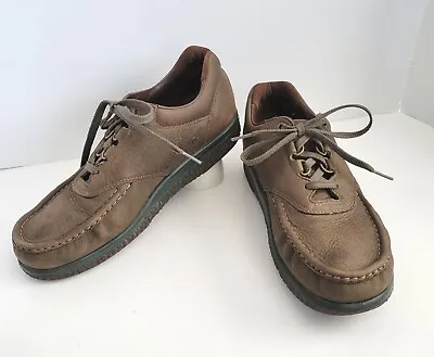 SAS Pathfinder Olive Brown 12 M Men Leather Orthopedic Diabetic Lace Up Oxfords • $62.10