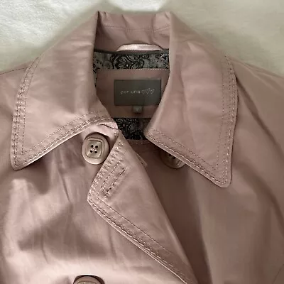 Ladies Marks And Spencer Per Una Summer Jacket Size 12 Dusky Pink • £8.75