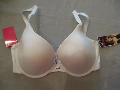 841B3 Maidenform 05733 Self Expressions  I-Fit T-Shirt Push Up Bra 34D White • $11.38