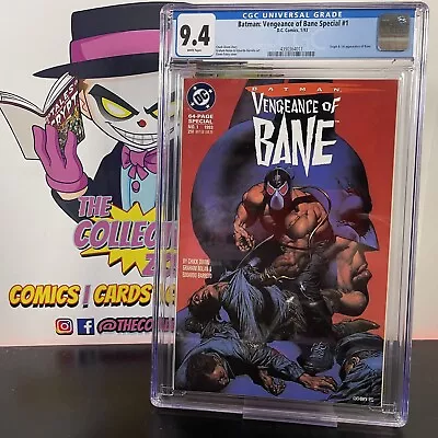 Batman Vengeance Of Bane Special 1 CGC 9.4 1st App/Origin Bane 1993: White Pages • £100.53